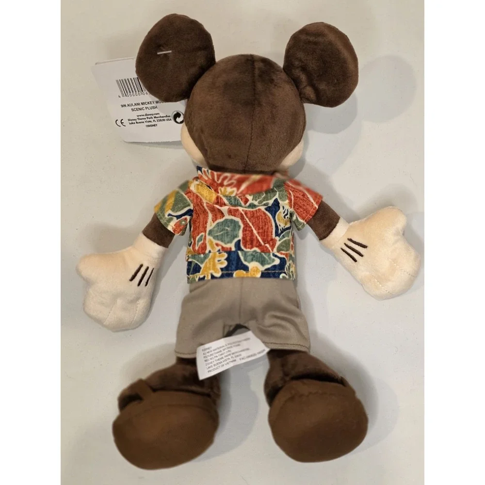 Disney Plush Mickey Mouse Aulani Resort Spa - Brown - Limited Edition 11